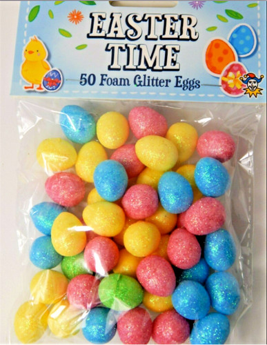 Mini easter glitter eggs - mini,