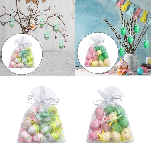 12x easter eggs ornament - 12x,