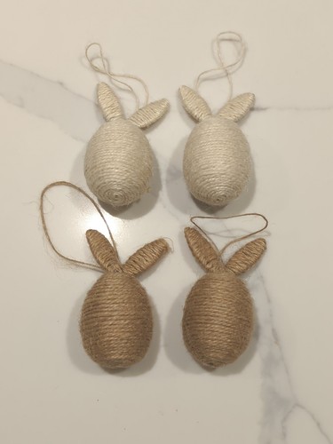 Jute easter bunny egg - easter,