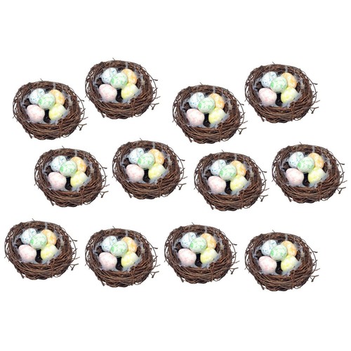 White spotted easter eggs - white,