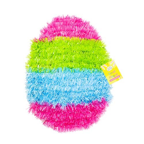 Easter egg tinsel - easter, plaque