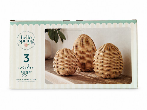 Hello spring set wicker - of, 3