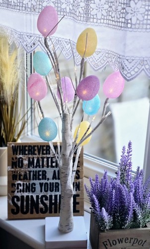 Led egg tree - led,