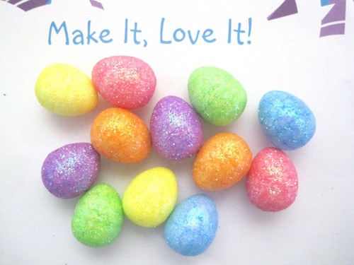 Glitter easter egg - 12,