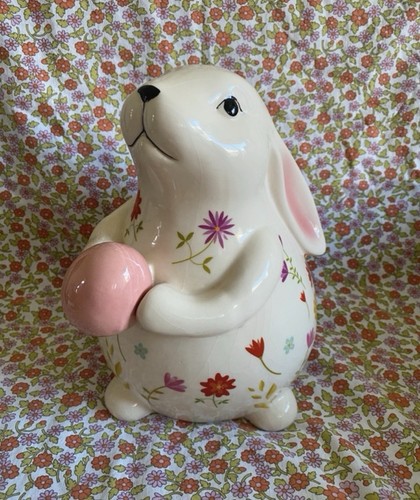 Ceramic bunny rabbit - ceramic, ornament