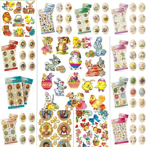 Easter egg decoration stickers - decoration,