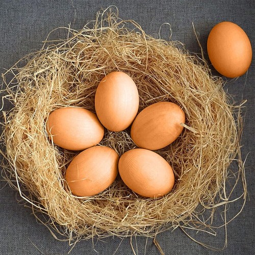 Wooden eggs fake easter decor - eggs,