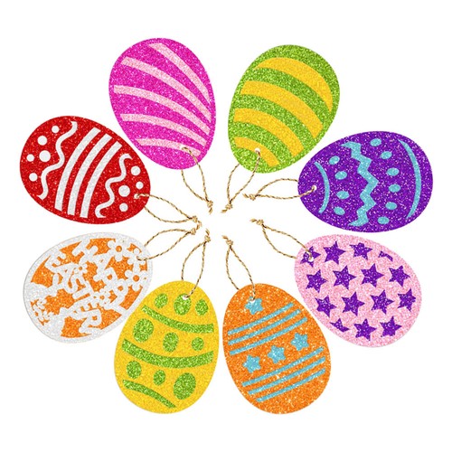 8pcs easter hanging - hanging, paper