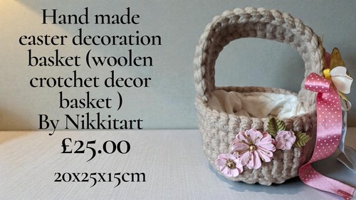 Easter basket decoration - easter,