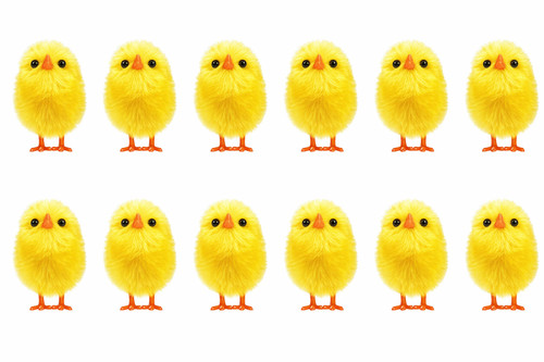 160 mini yellow chicks - mini,