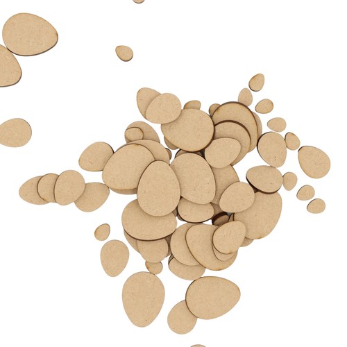 Wooden egg mdf - wooden, shape