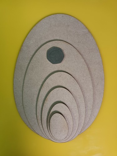 Easter egg craft shapes mdf - craft,