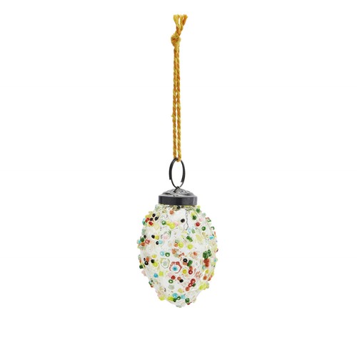Glass hanging easter egg - glass,