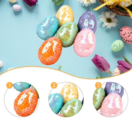 Pieces foam easter eggs - pieces,