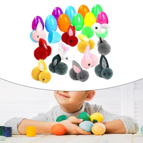 12x colorful easter eggs - colorful, with