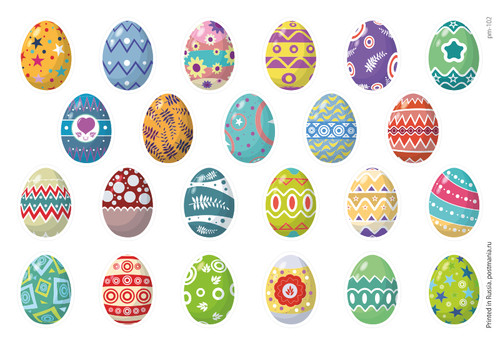 Easter egg shrink wrap - egg, sleeves