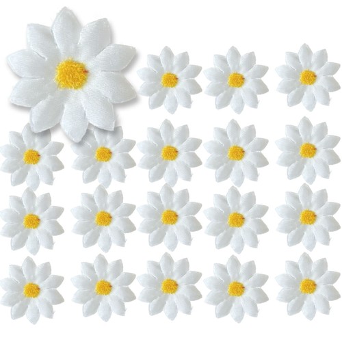 20pk easter white daisies - 20pk,