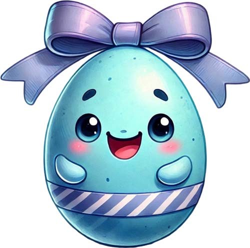 Pastel easter egg wall art - pastel,