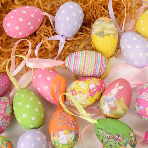 14pcs colorful painted easter - 14pcs,
