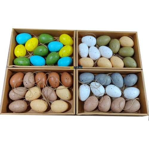 Hanging egg decorations - 12, x