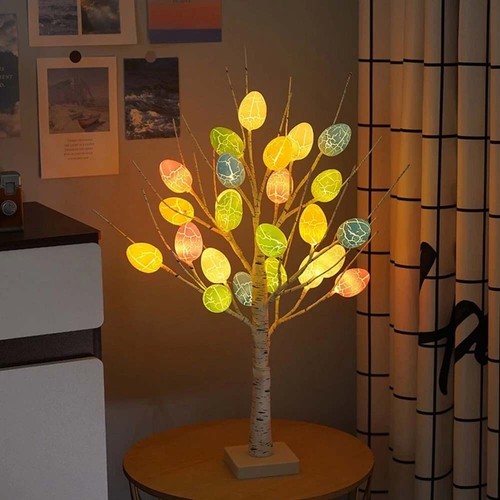 Easter led pre lit birch - easter, pre-lit