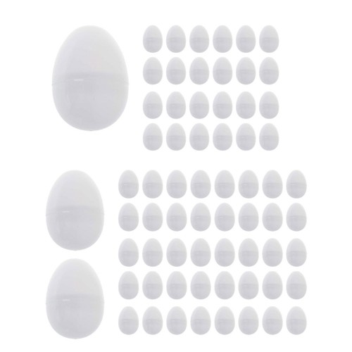 White easter eggs decorate - white,