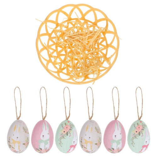 Set easter egg decorations - easter,