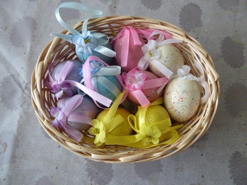 Basket small decorated - small,