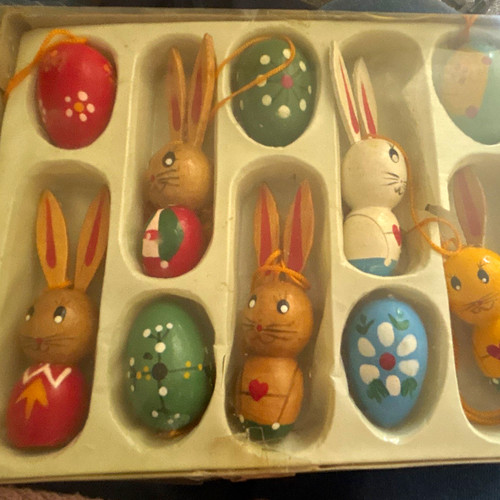 Wooden easter hanging - wooden,