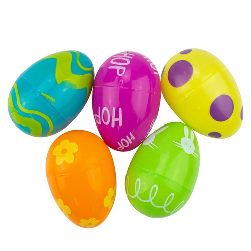 Plastic easter eggs new - easter, x5