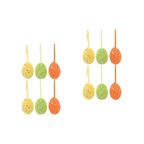 12pcs easter hanging egg - easter,