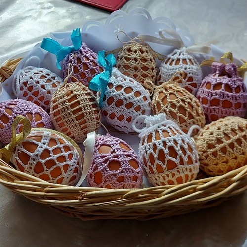 Hand crocheted easter - hand,