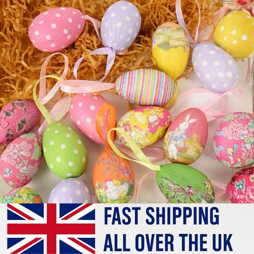 12pcs colorful painted - colorful, easter
