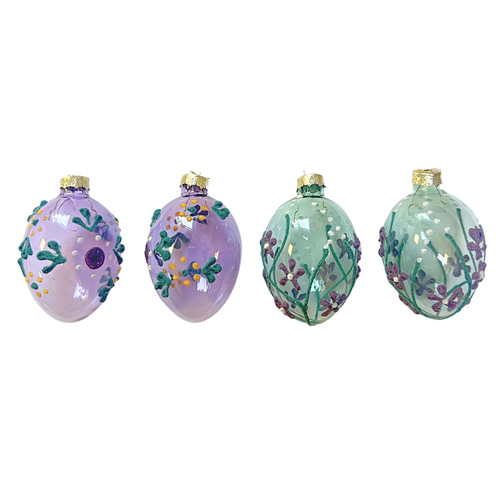 Multicoloured glass easter - multicoloured,