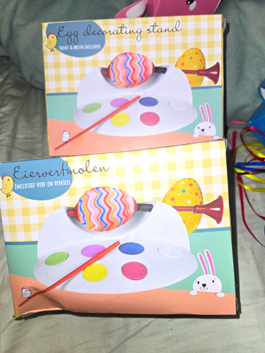 Easter egg decorating - egg, stand