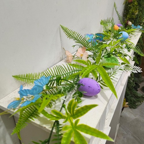 Easter egg garland artificial - egg,