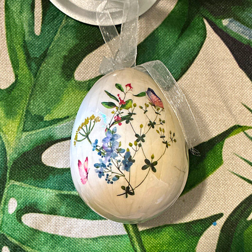 Easter egg shaped - egg, floral