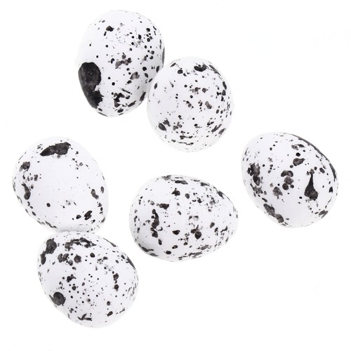 100pcs white foam - white, easter