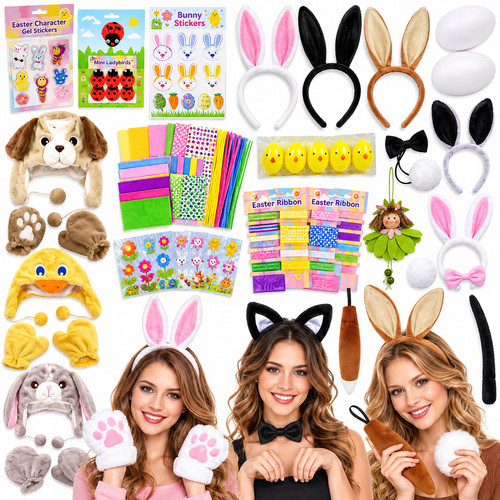 Easter egg chicks bunny ear - bunny,