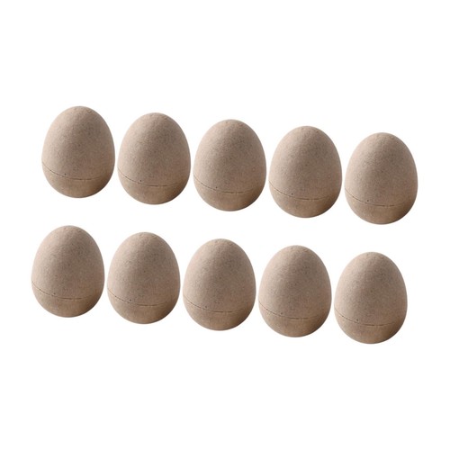 10pcs paper mache eggs - mache,