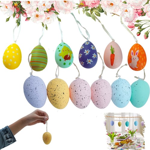 Easter glitter eggs coloured - easter,